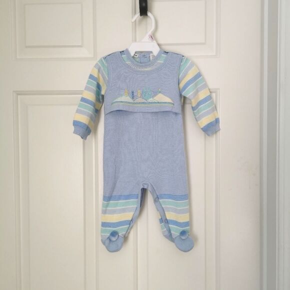 2/$30 Vintage thin knit jumpsuit size 6 m - Picture 1 of 5